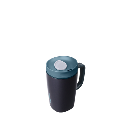 SmoothSip® Slider with Handle – Blue Steel / 12oz / Stainless Steel