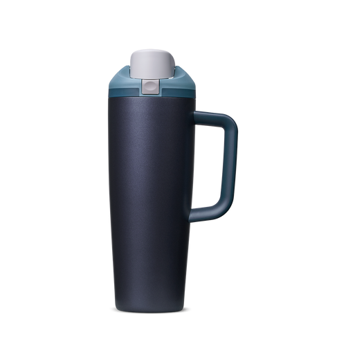 FreeSip® Tumbler – 30oz / Blue Steel / Stainless Steel